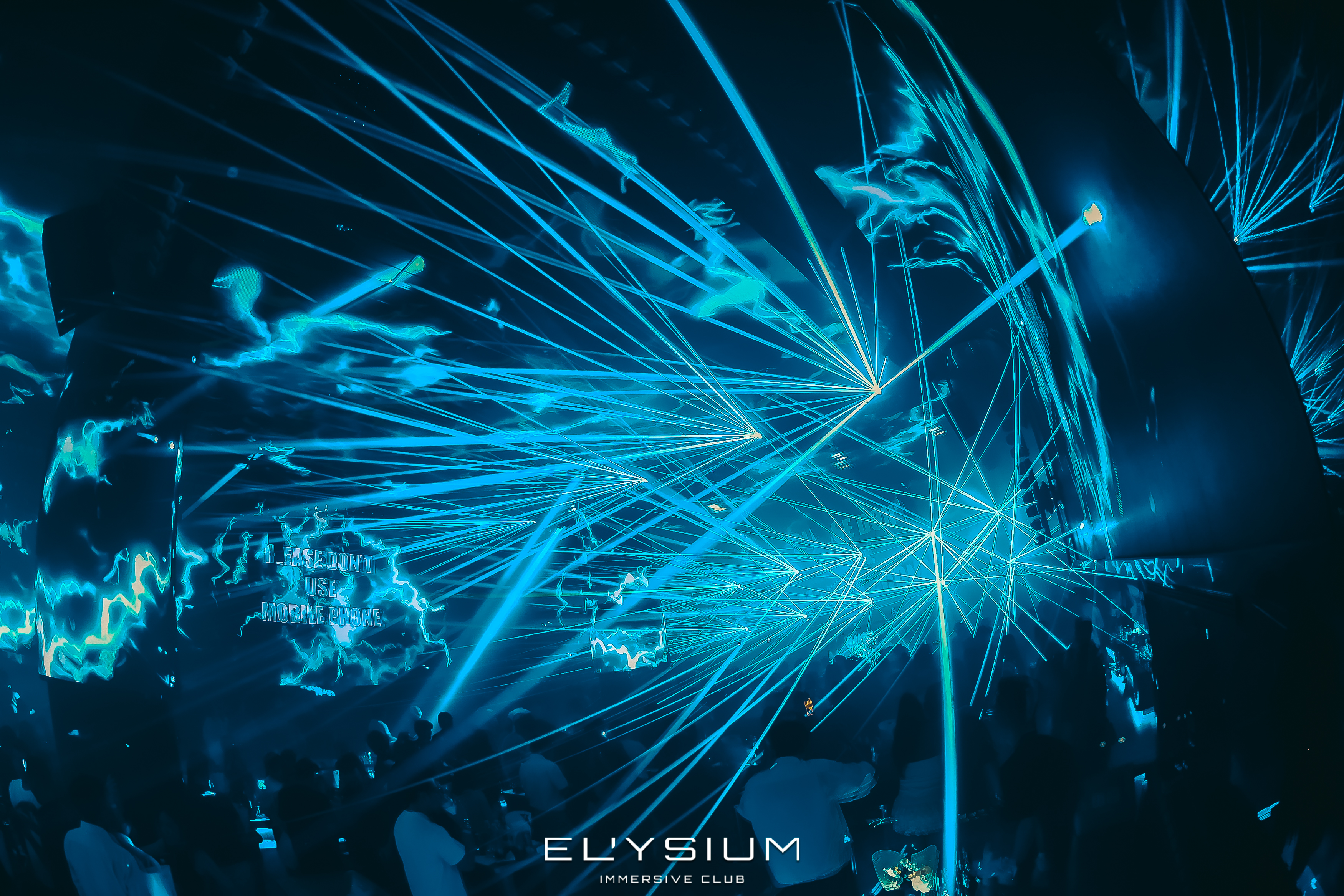 Elysium cyborg LED performer